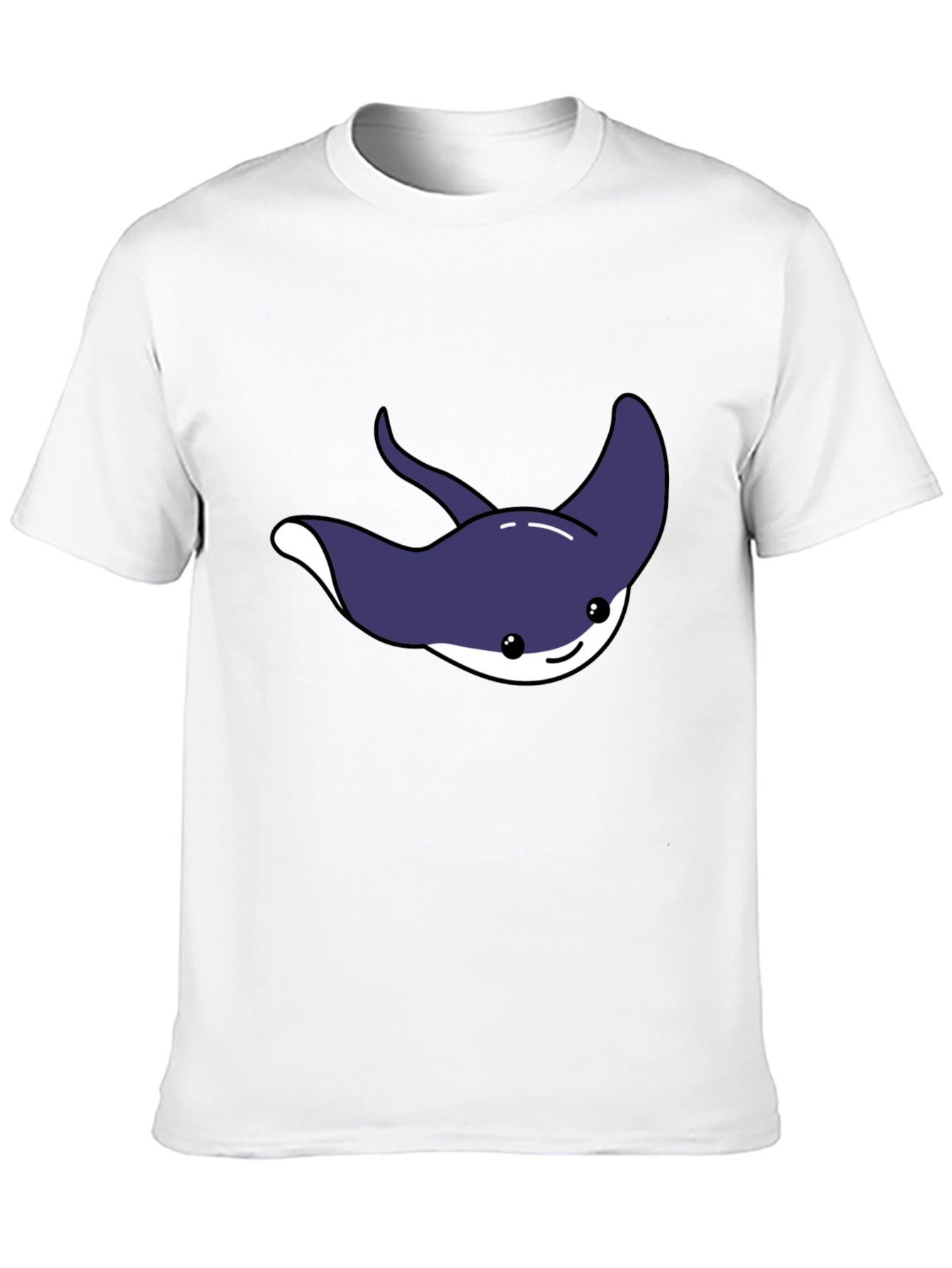 Cute Cartoon Stingray Graphic Tee