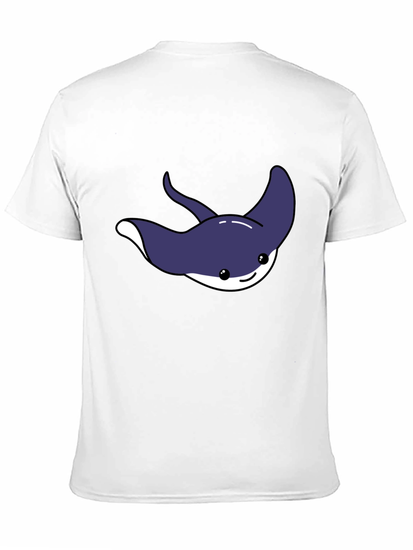 Cute Cartoon Stingray Graphic Tee
