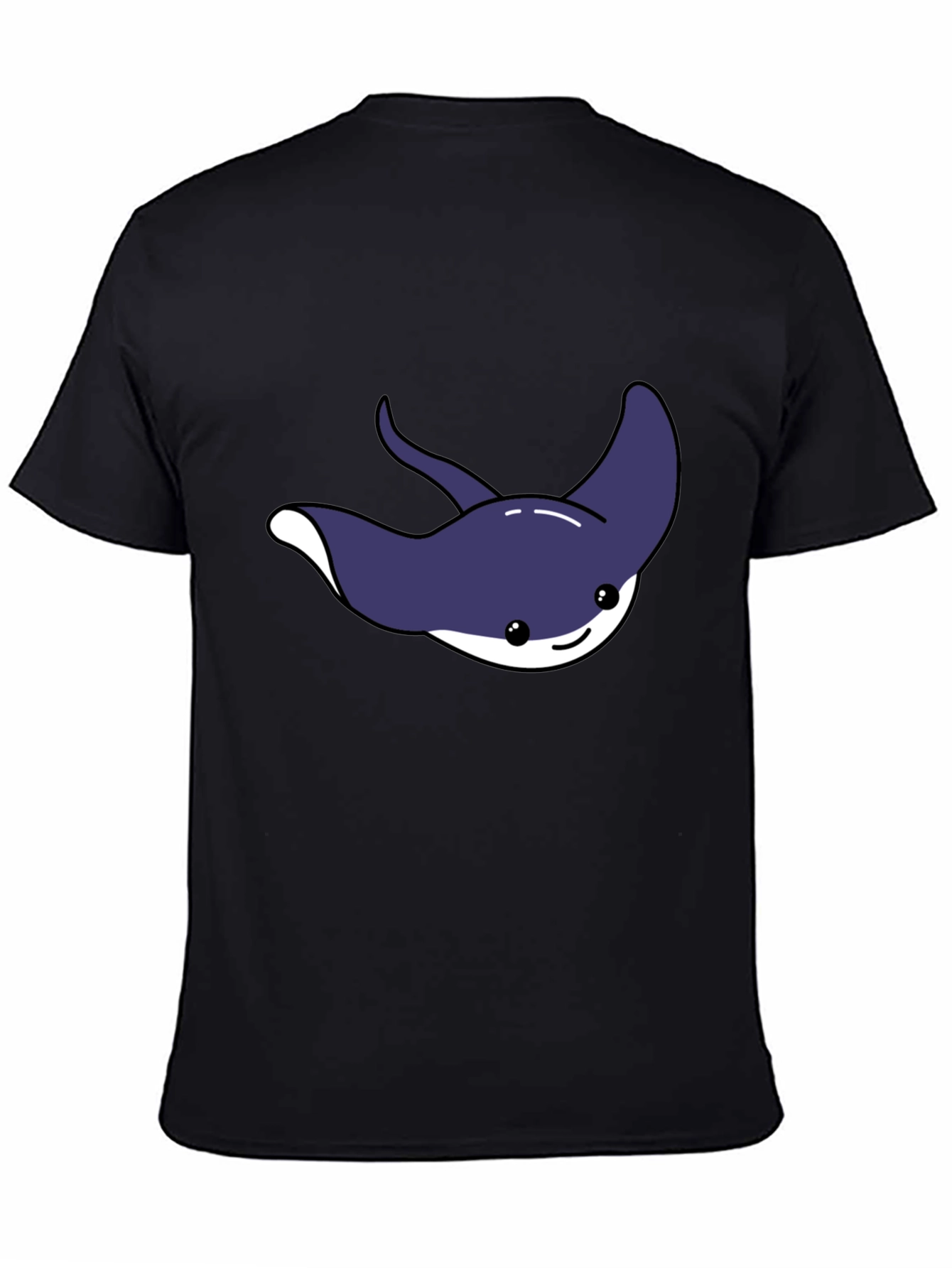 Cute Cartoon Stingray Graphic Tee