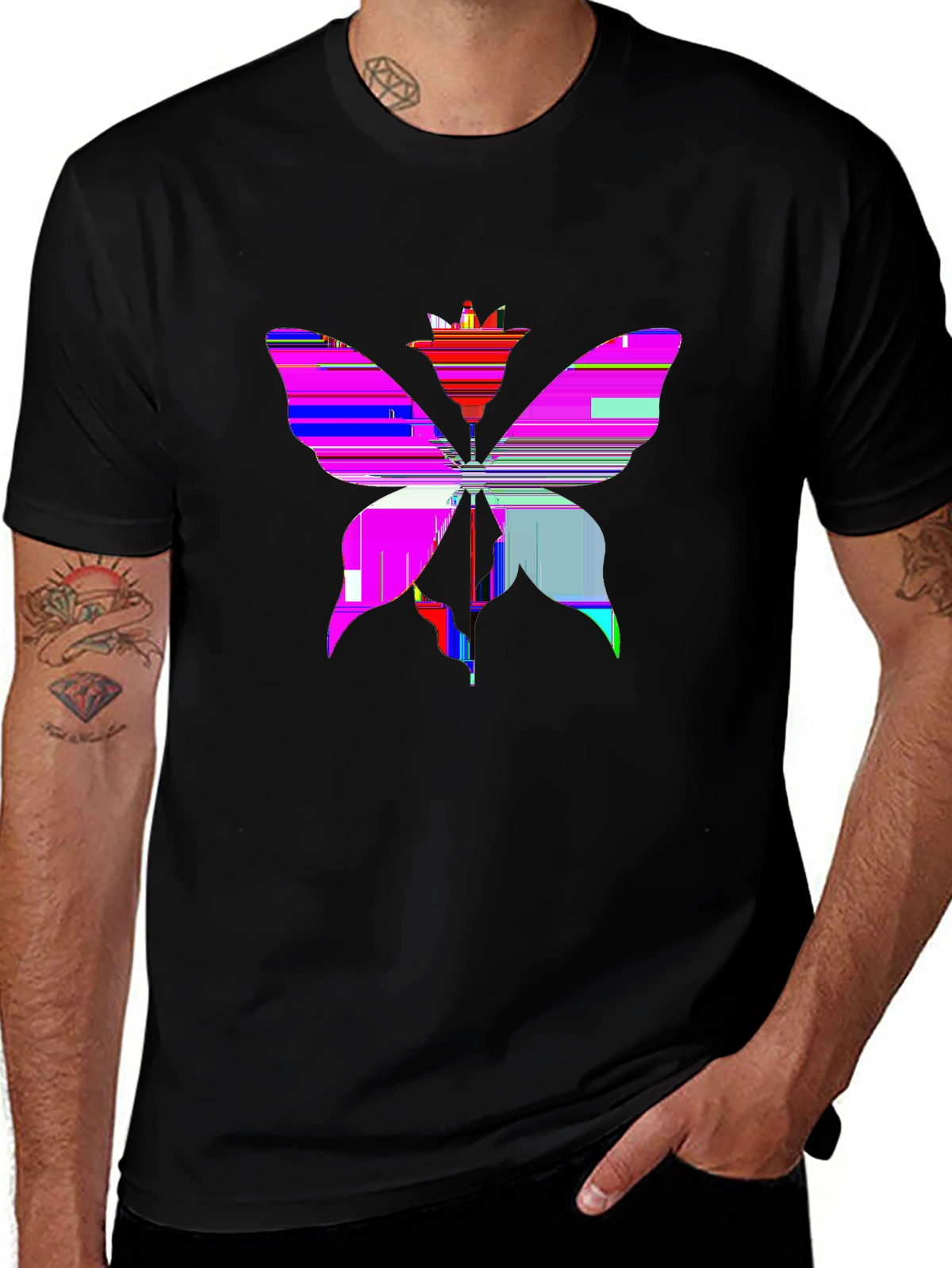 Mythical Legends Tee – Fairy wings flowers