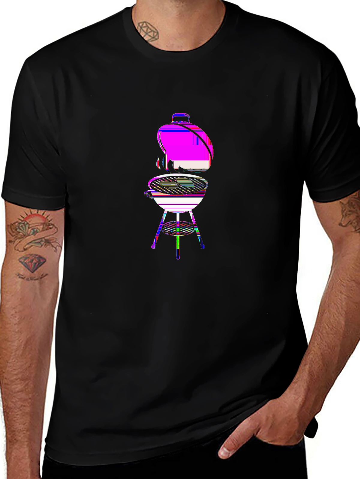 Foodie Vibes Tee – BBQ grill and