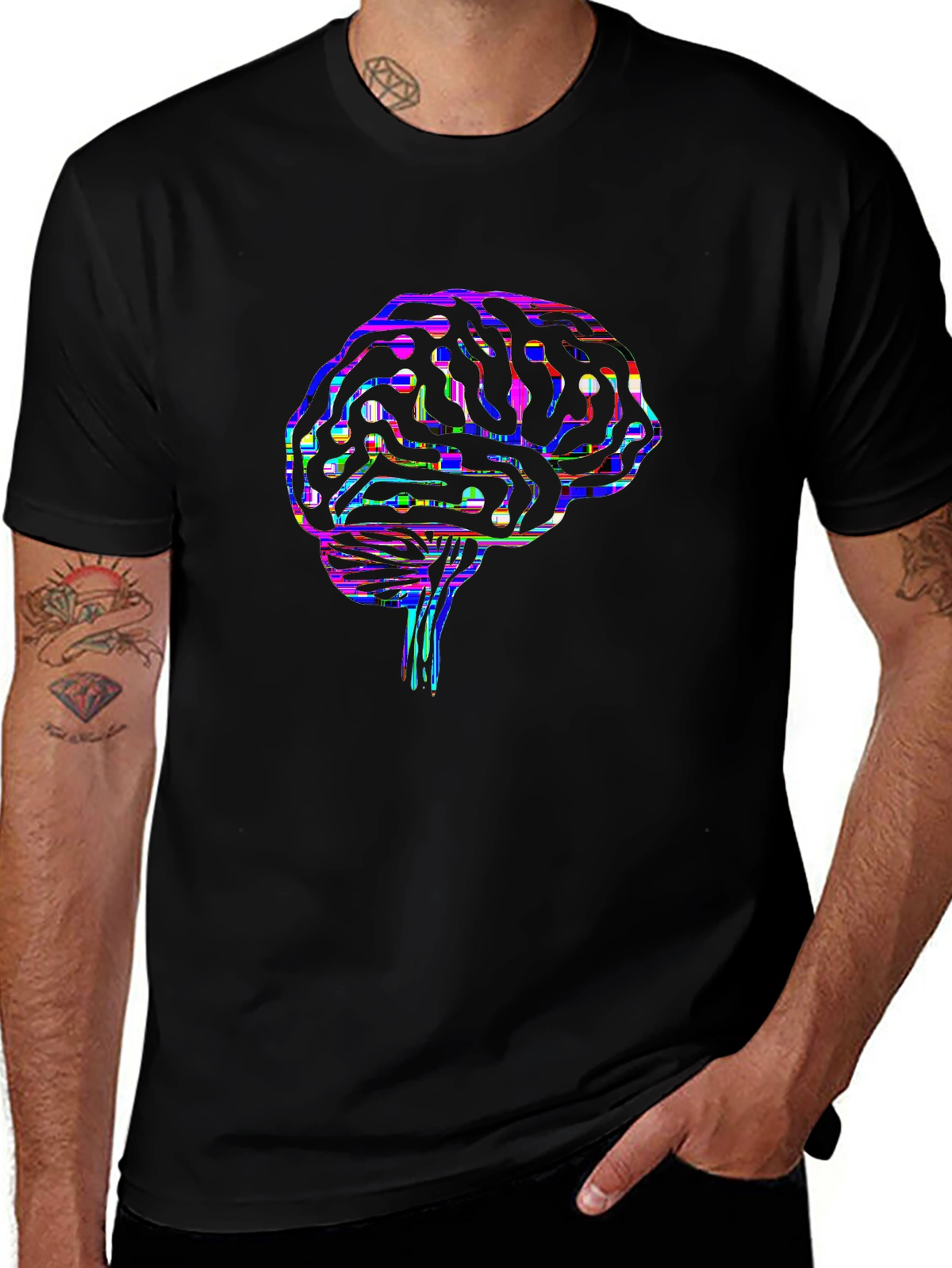 Future Tech Tee – Circuit board brain