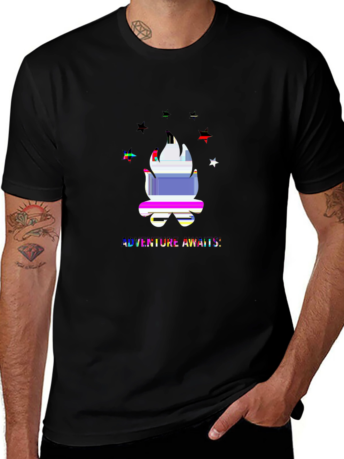 Wild Explorer Tee – Campfire under stars