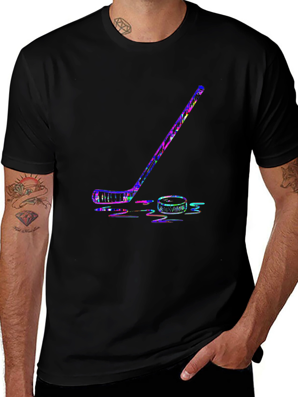 Game Day Premium Tee – Hockey stick and