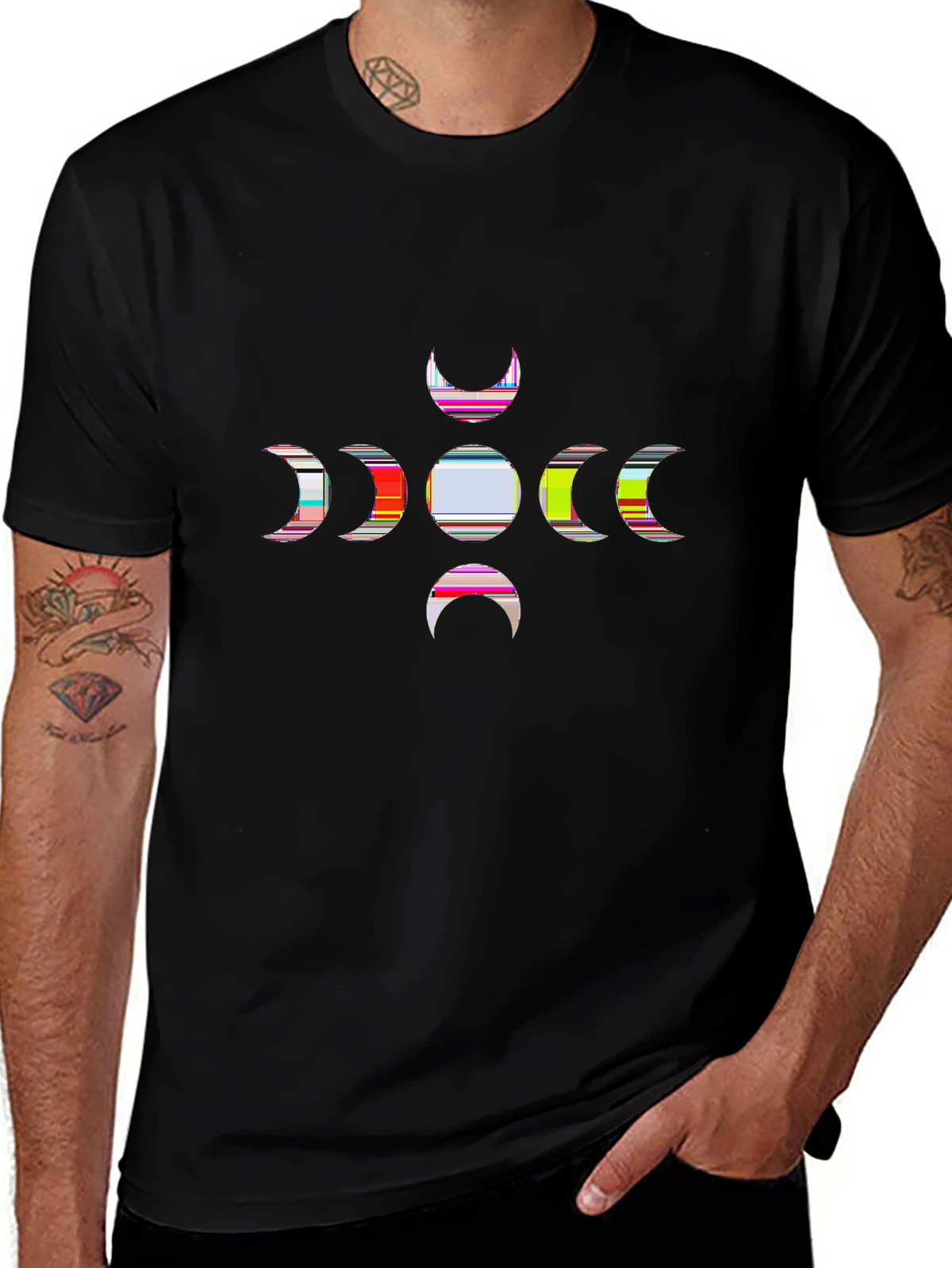 Wild Explorer Tee – Moon phases line