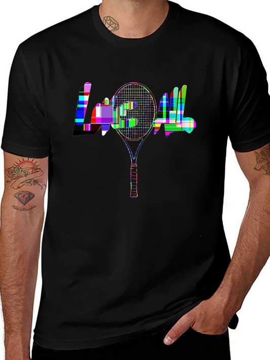 Game Day Premium Tee – Tennis racket, 'LOVE