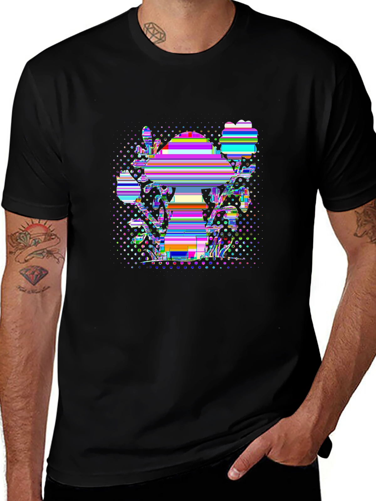 Wild Explorer Tee – Mushroom with floral