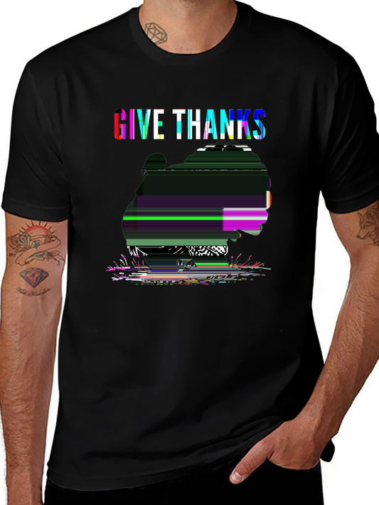 Holiday Spirit Tee – Turkey autumn, 'GIVE