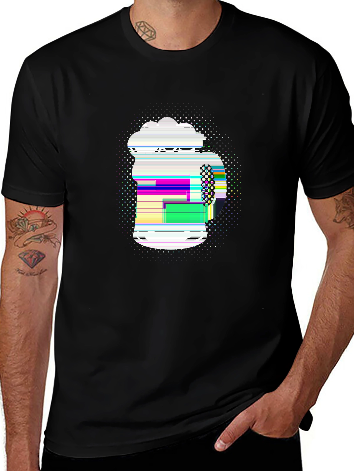 Foodie Vibes Tee – Beer mug foam