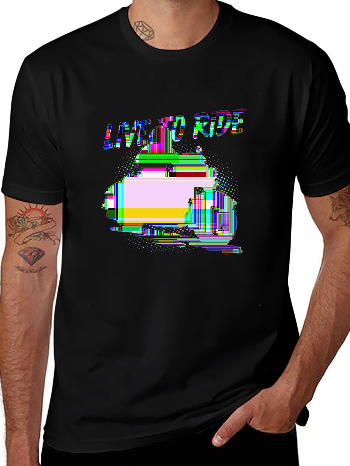 Auto Enthusiast Tee – Harley style bike