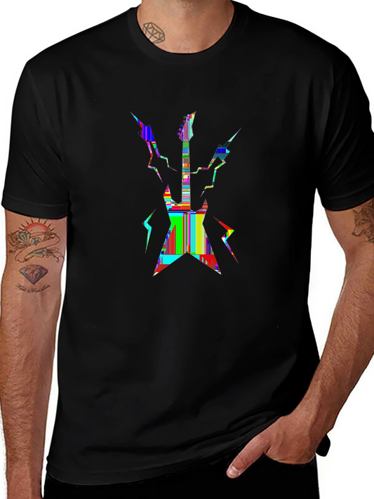 Vibes Music Tee – Electric guitar with