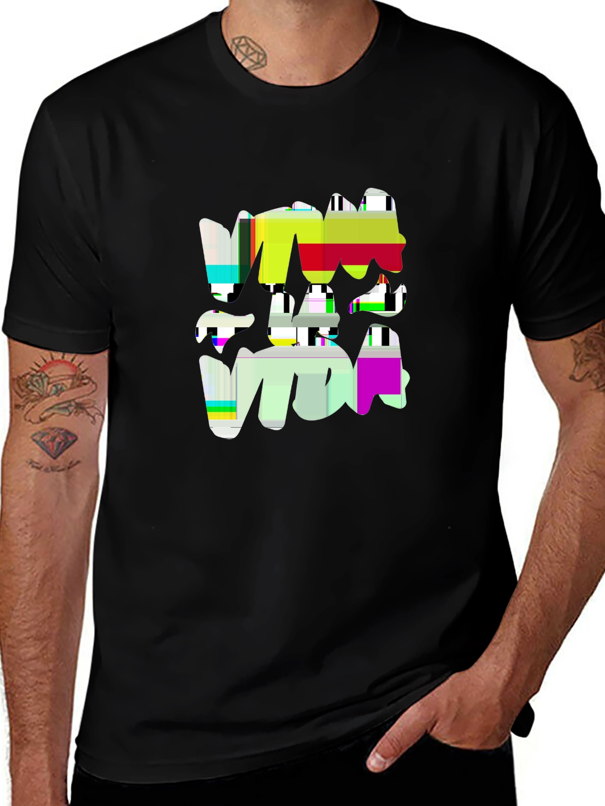 Minimal Statement Tee – Vintage font 'VIVA