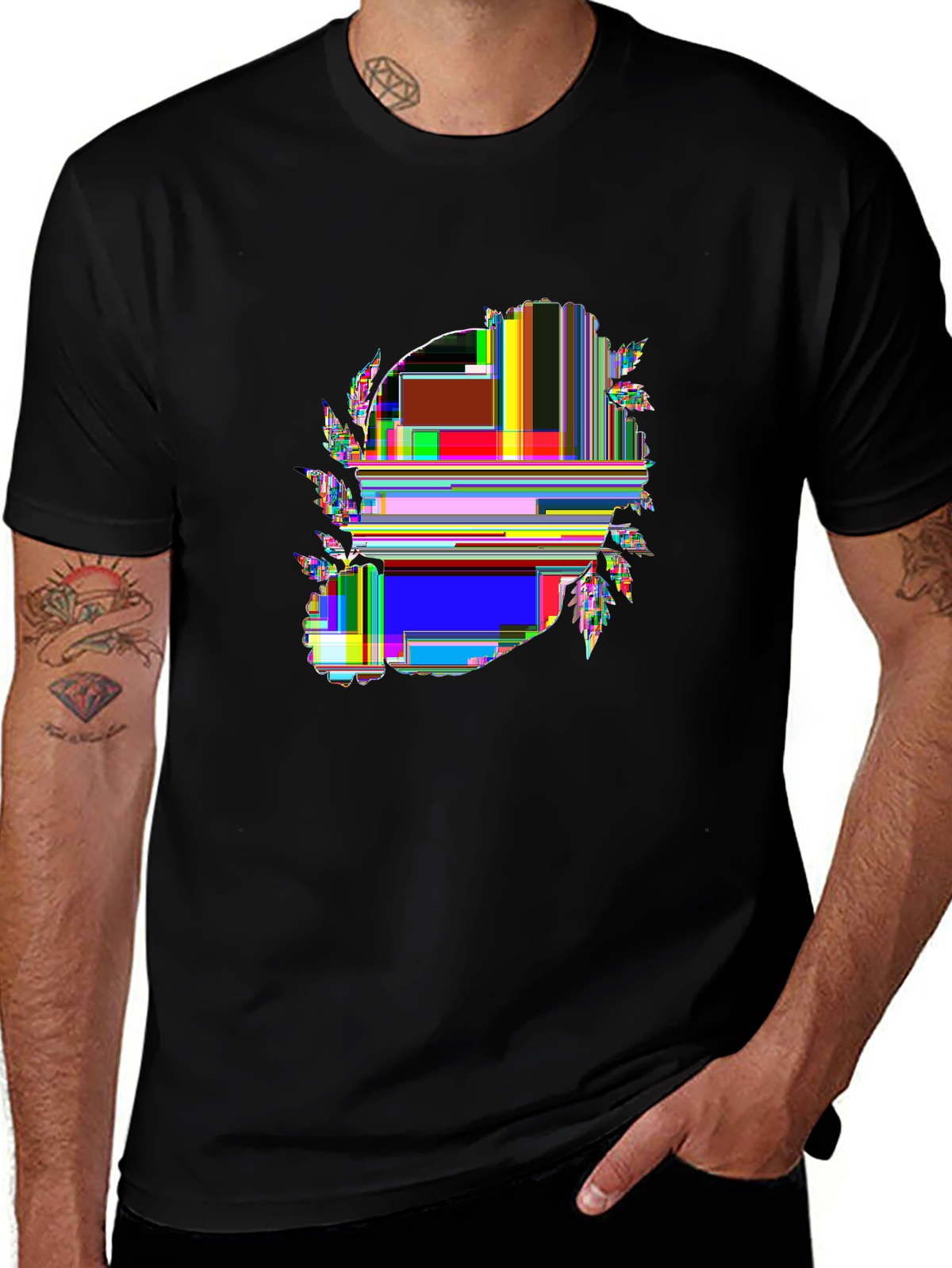 Dark Aesthetic Tee – Sugar skull with
