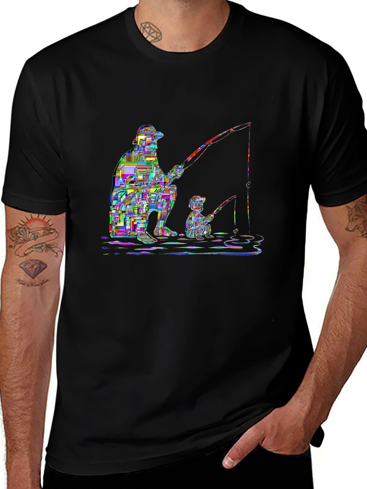 Family First Tee – Dad and child