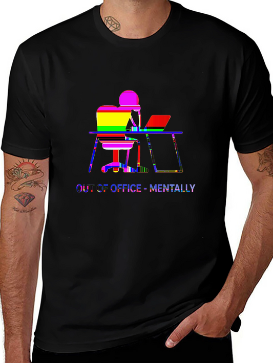 Funny Bone Tee – Stick figure sitting