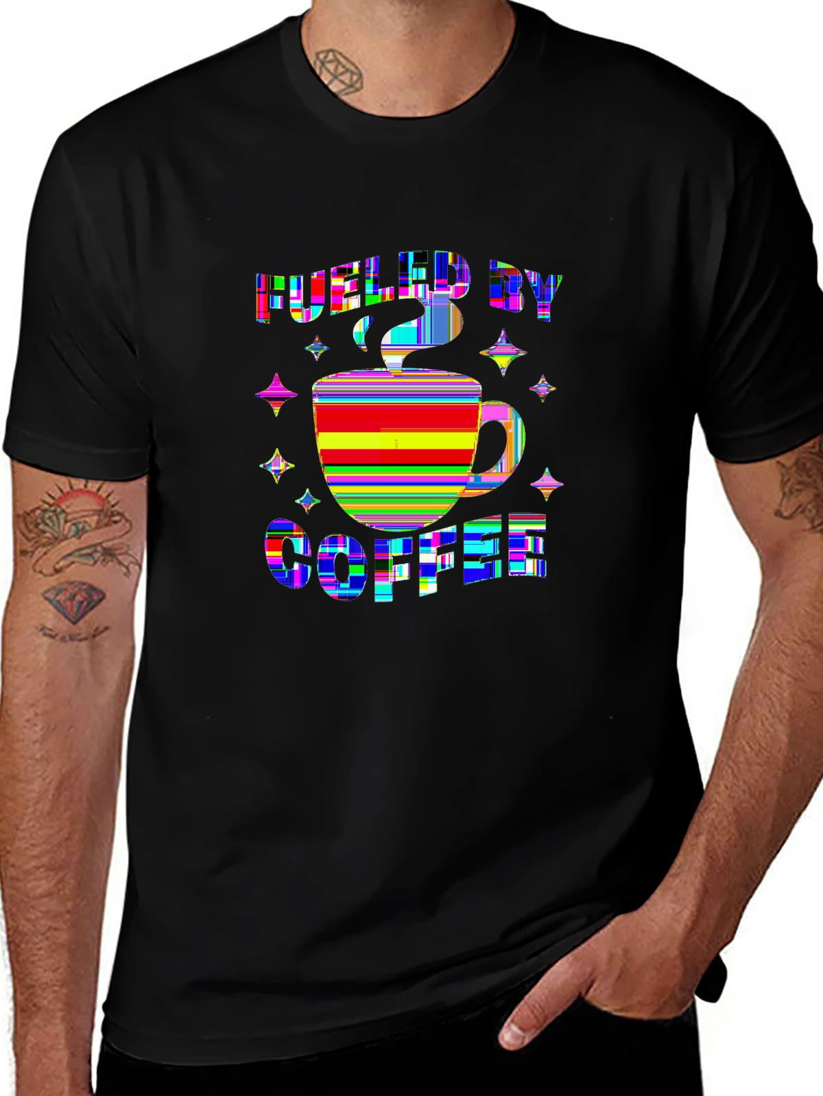 Foodie Vibes Tee – Coffee cup with