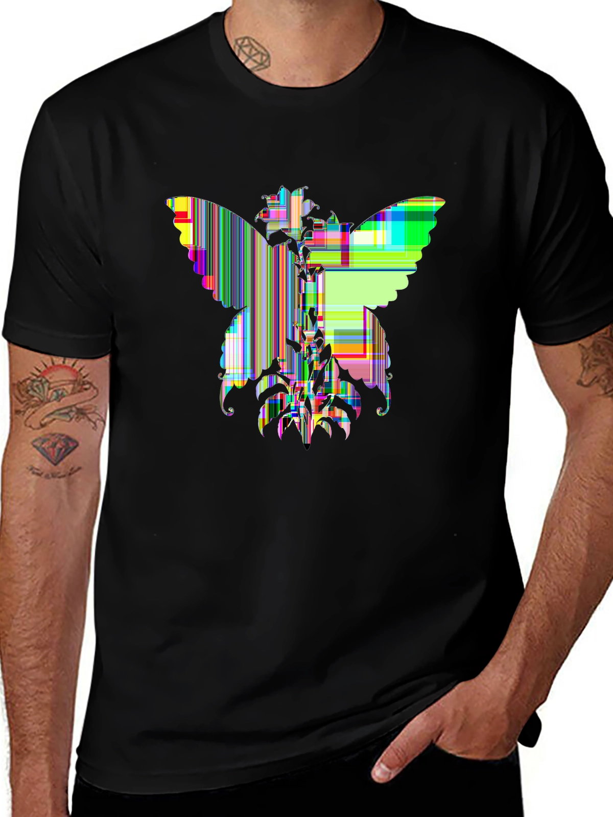 Mythical Legends Tee – Fairy wings flowers