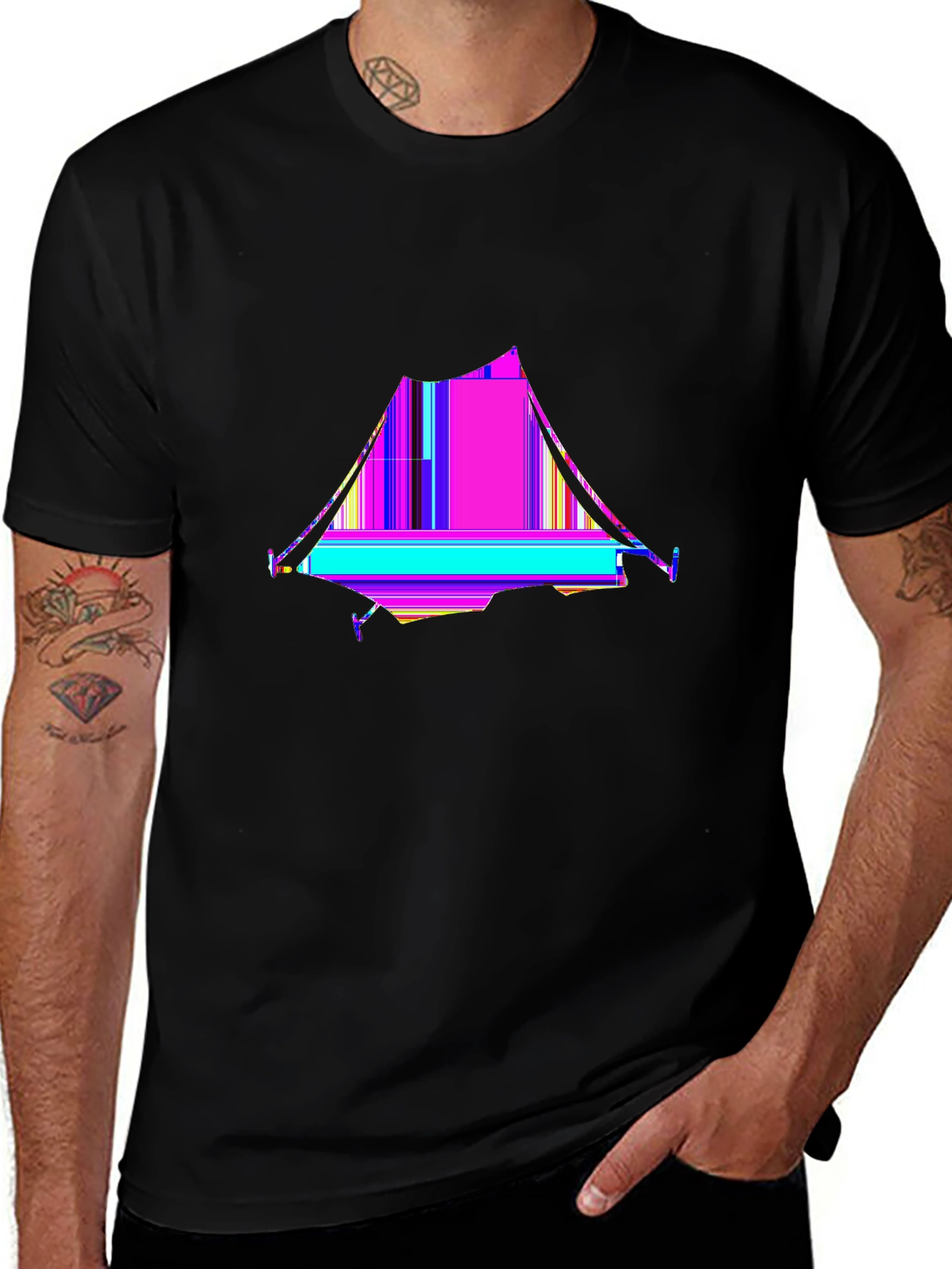 Vibes Music Tee – Music festival tent