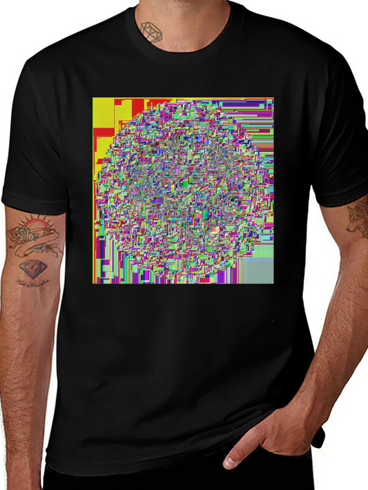 Future Tech Tee – Neon brain with