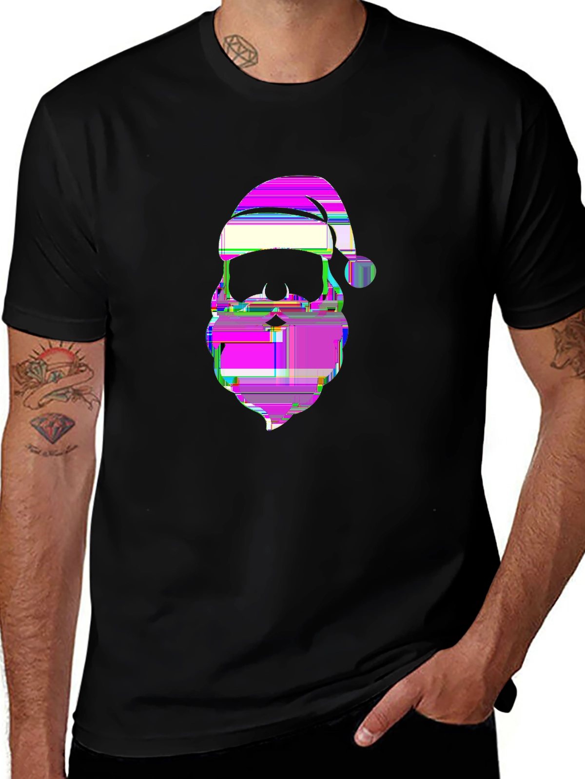 Holiday Spirit Tee – Santa hat and