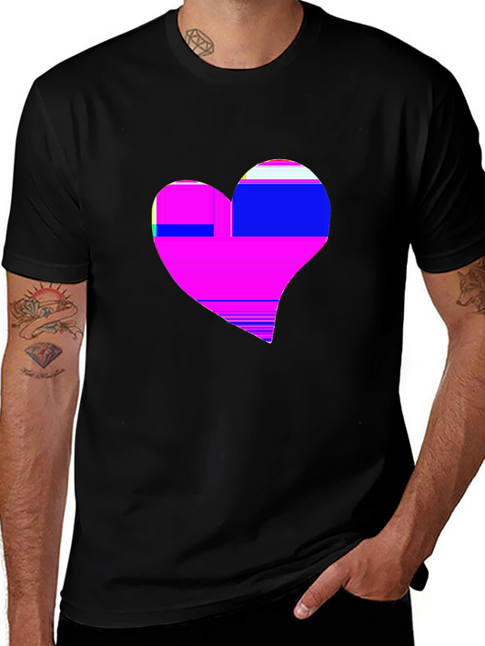 Vibes Music Tee – Piano keys heart