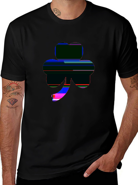 Holiday Spirit Tee – Shamrock clover, 'LUCKY'