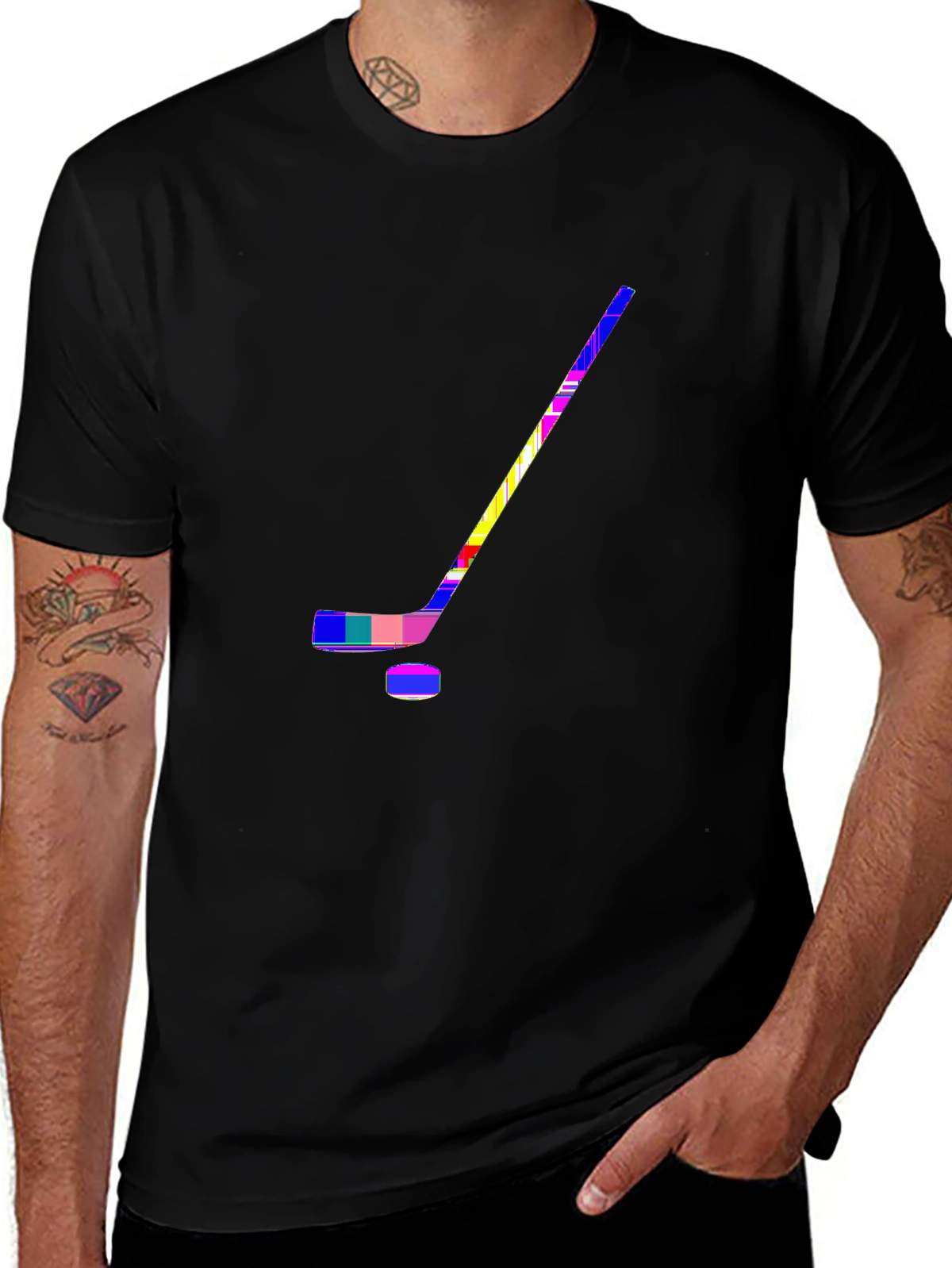 Game Day Premium Tee – Hockey stick and