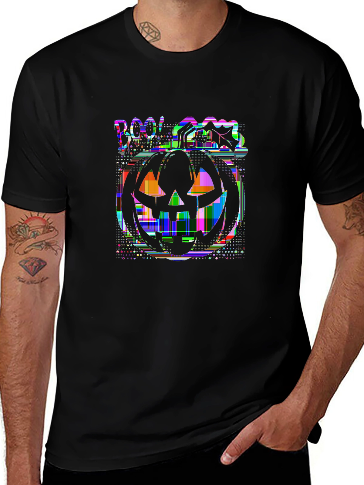Holiday Spirit Tee – Jack-o-lantern Halloween, 'BOO'
