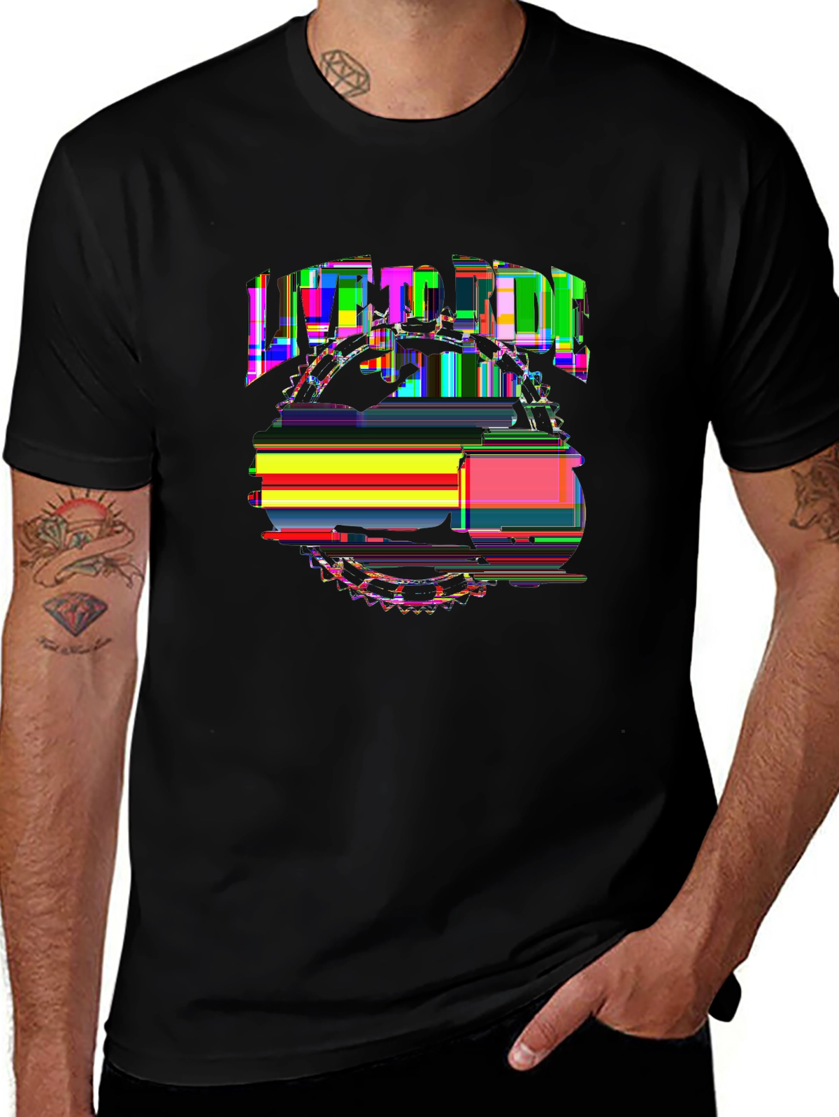 Auto Enthusiast Tee – Harley style bike