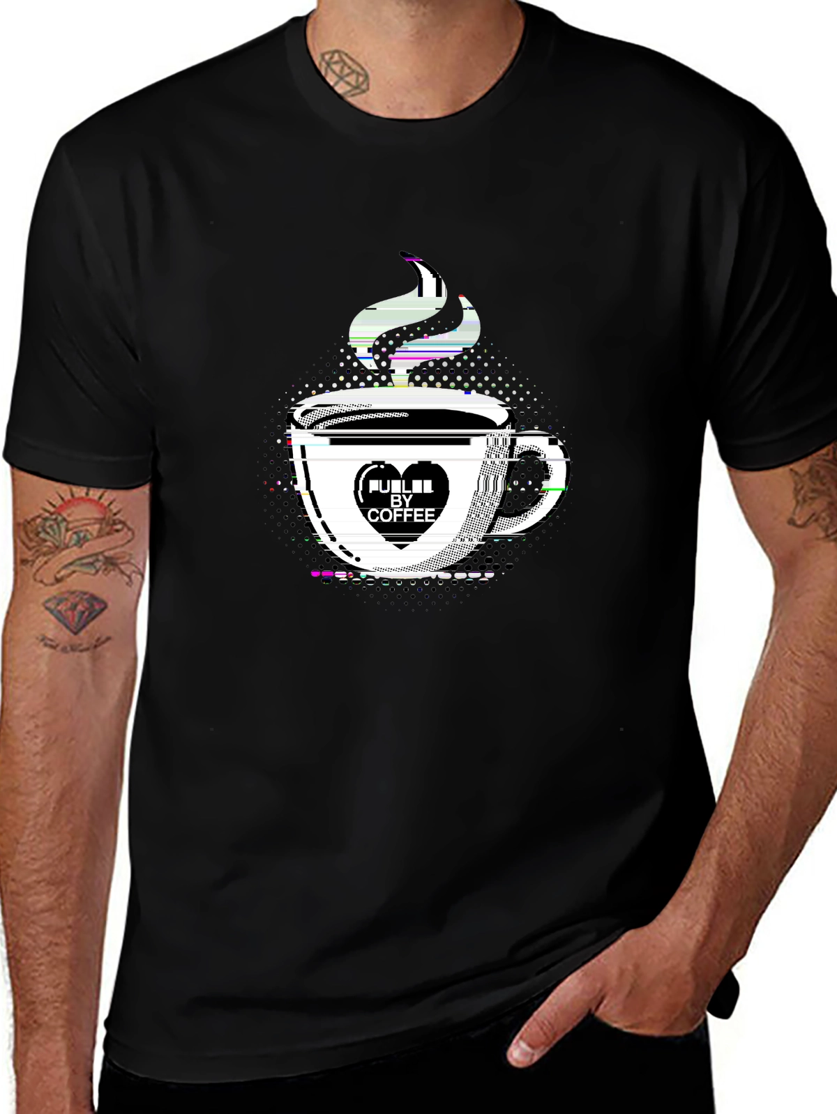 Foodie Vibes Tee – Coffee cup with