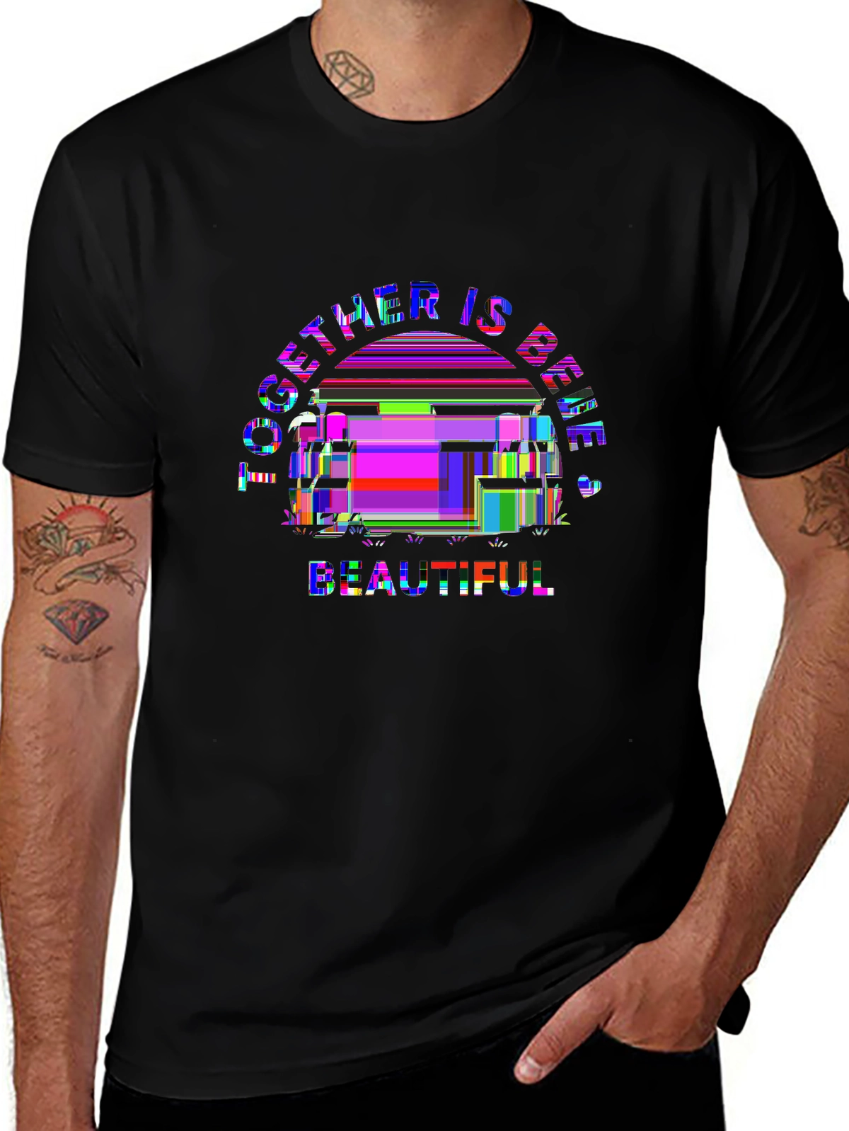 Family First Tee – Couple silhouette sunset