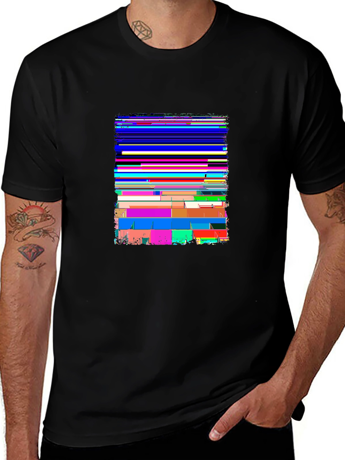 Retro Rewind Tee – Synthwave sunset, neon