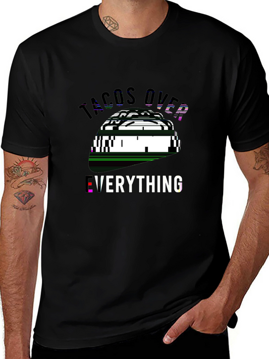 Foodie Vibes Tee – Taco illustration, 'TACOS
