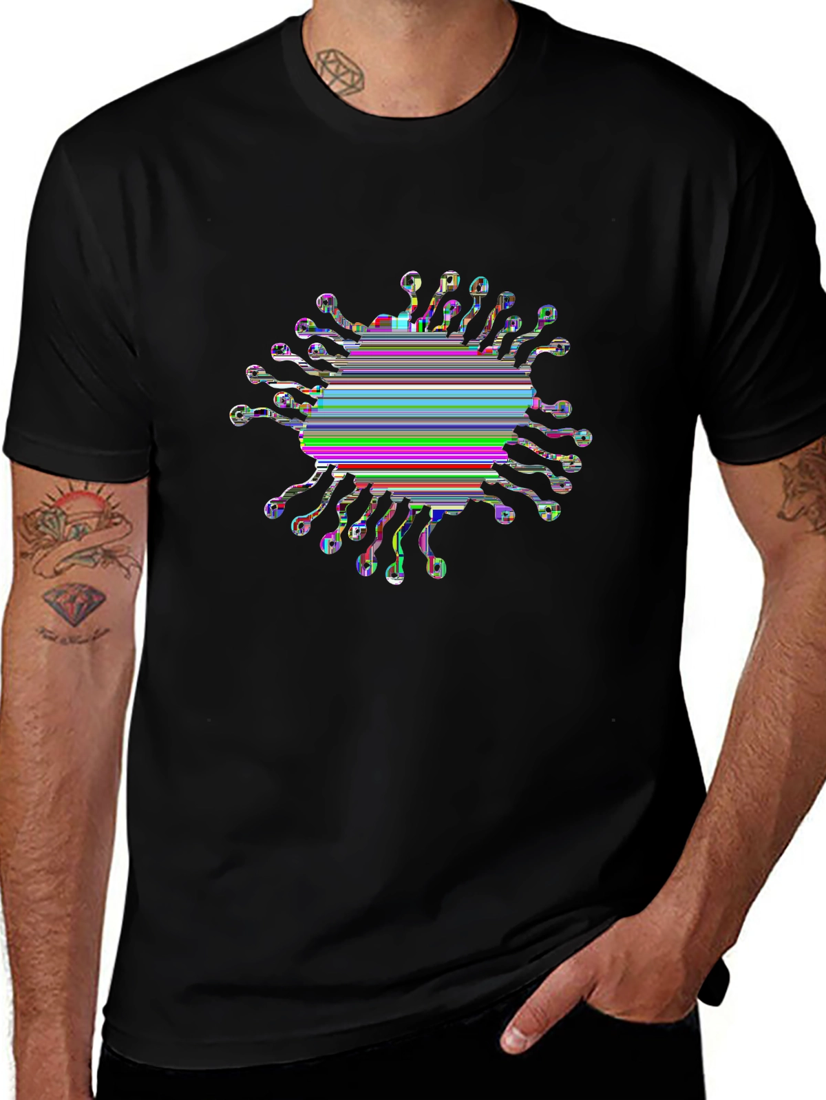 Future Tech Tee – AI chip, circuit