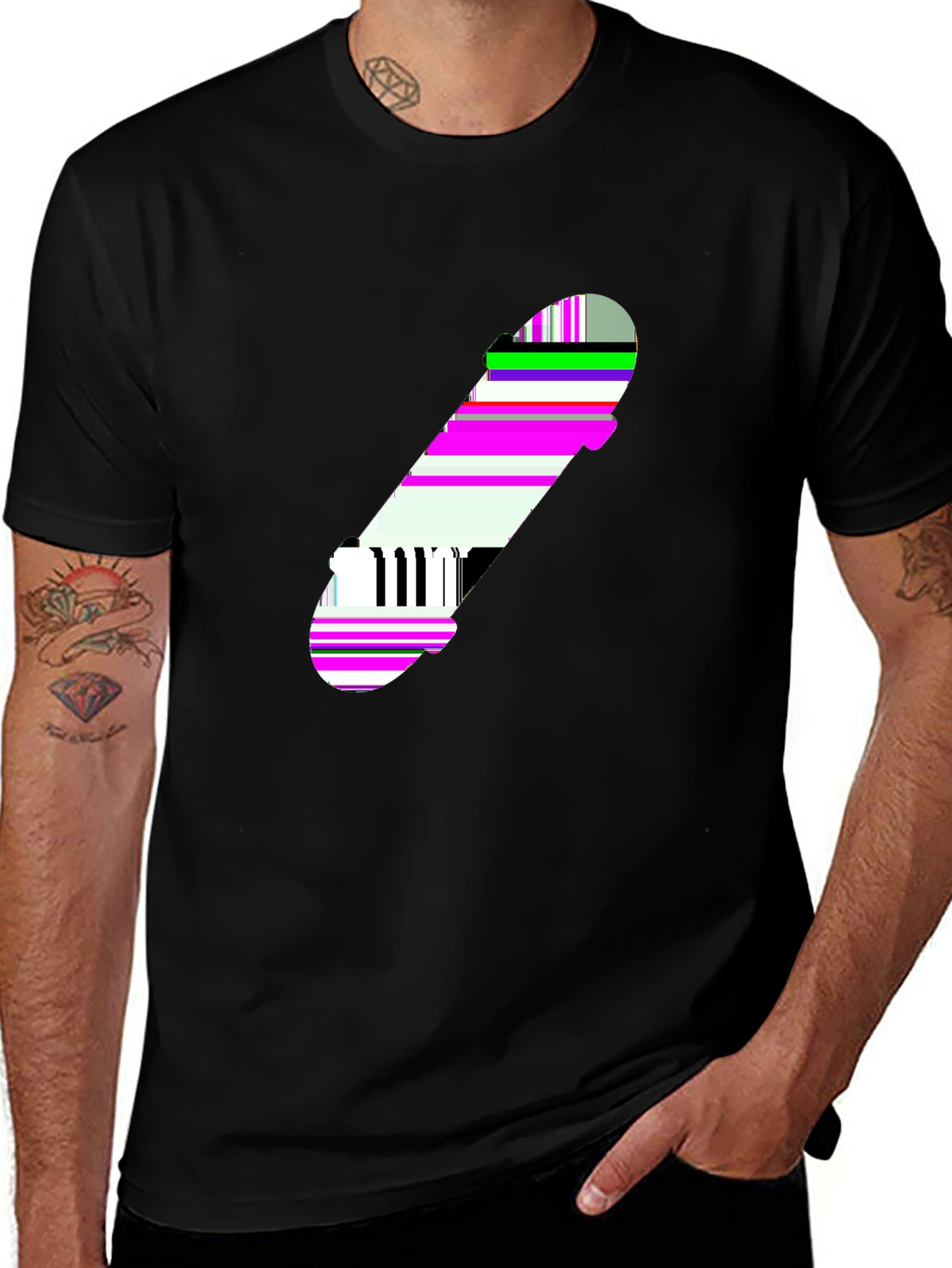 Retro Rewind Tee – Retro skateboard, 80s