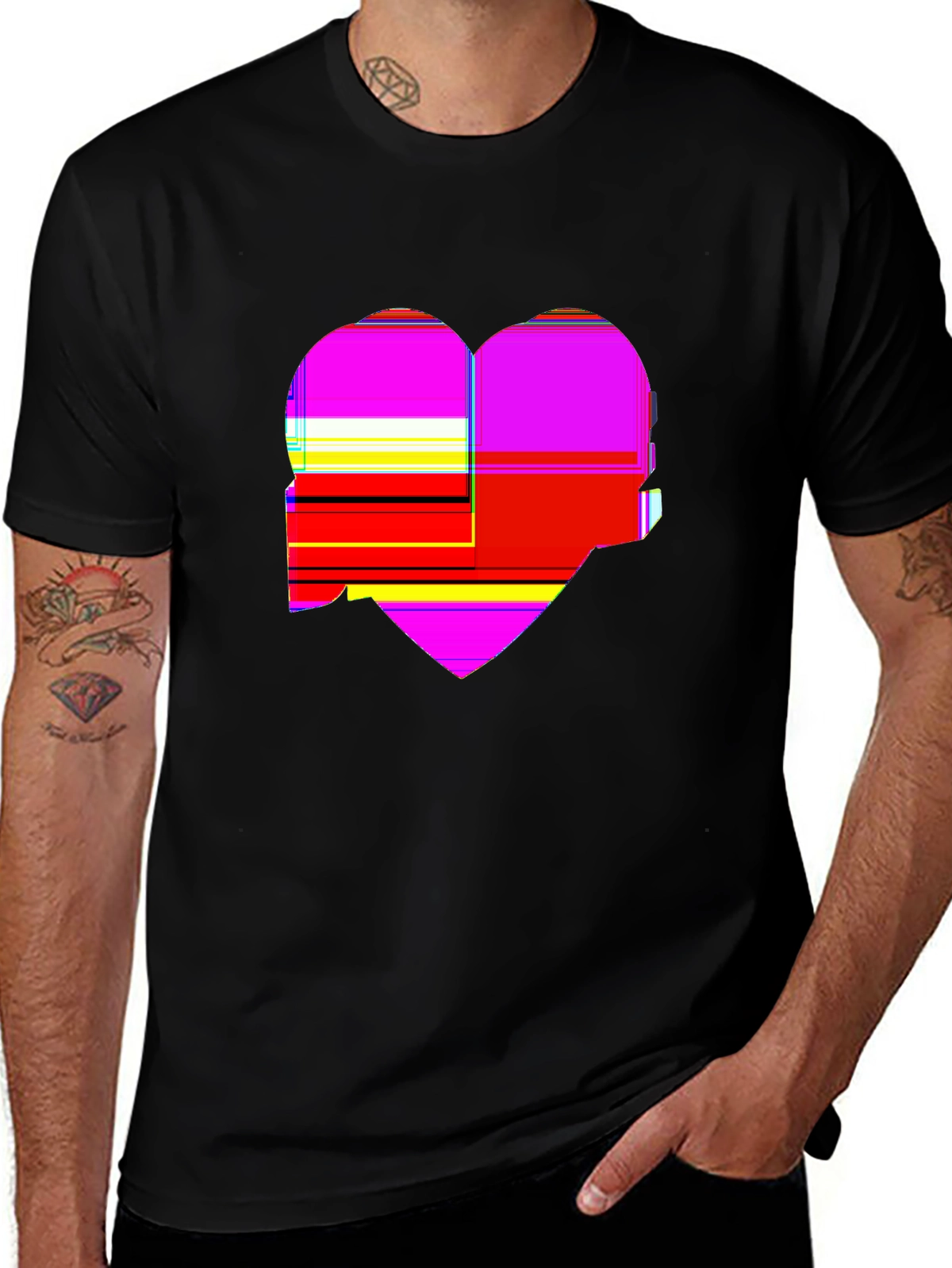 Holiday Spirit Tee – Valentine heart, 'BE