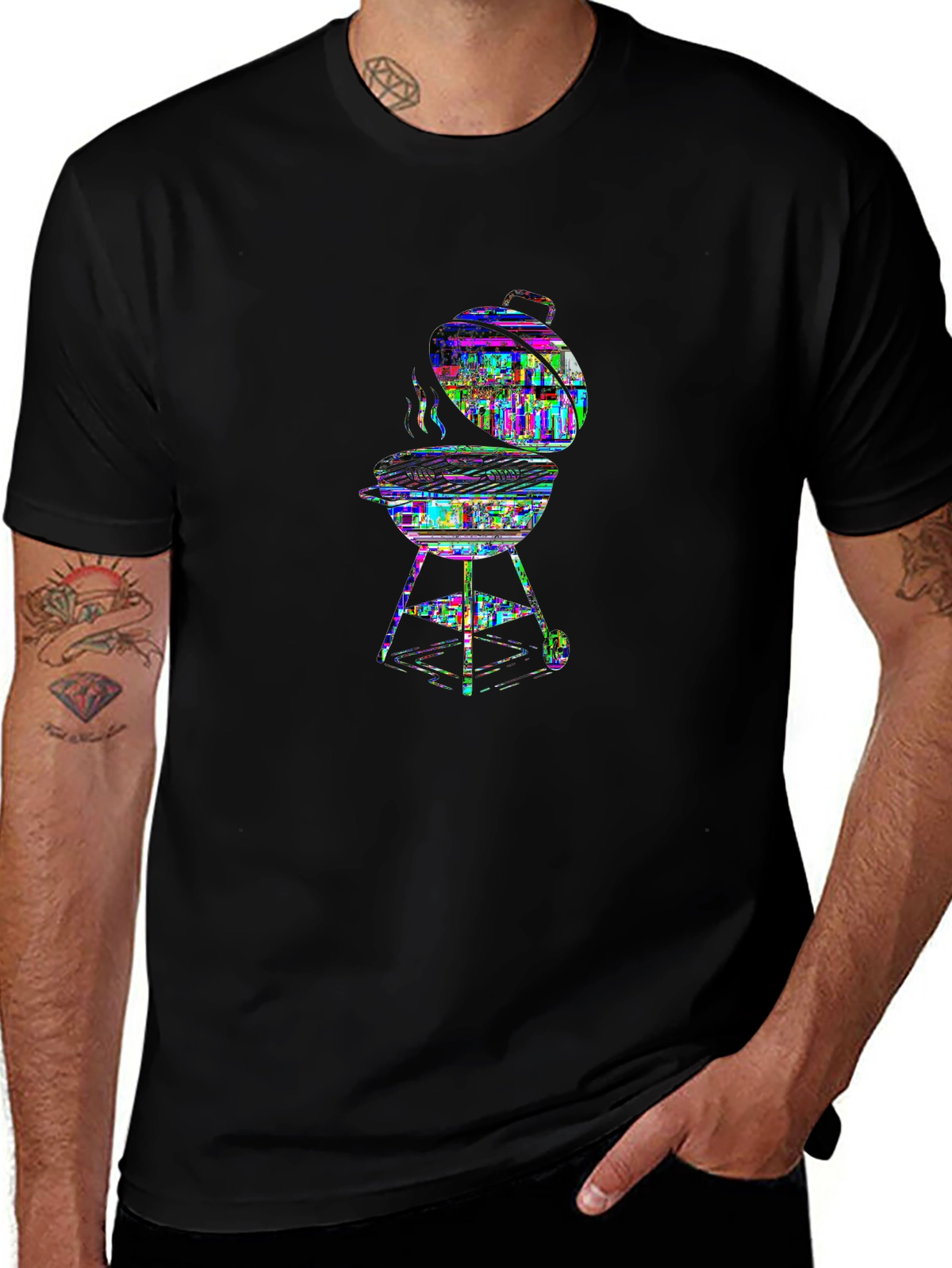 Foodie Vibes Tee – BBQ grill and