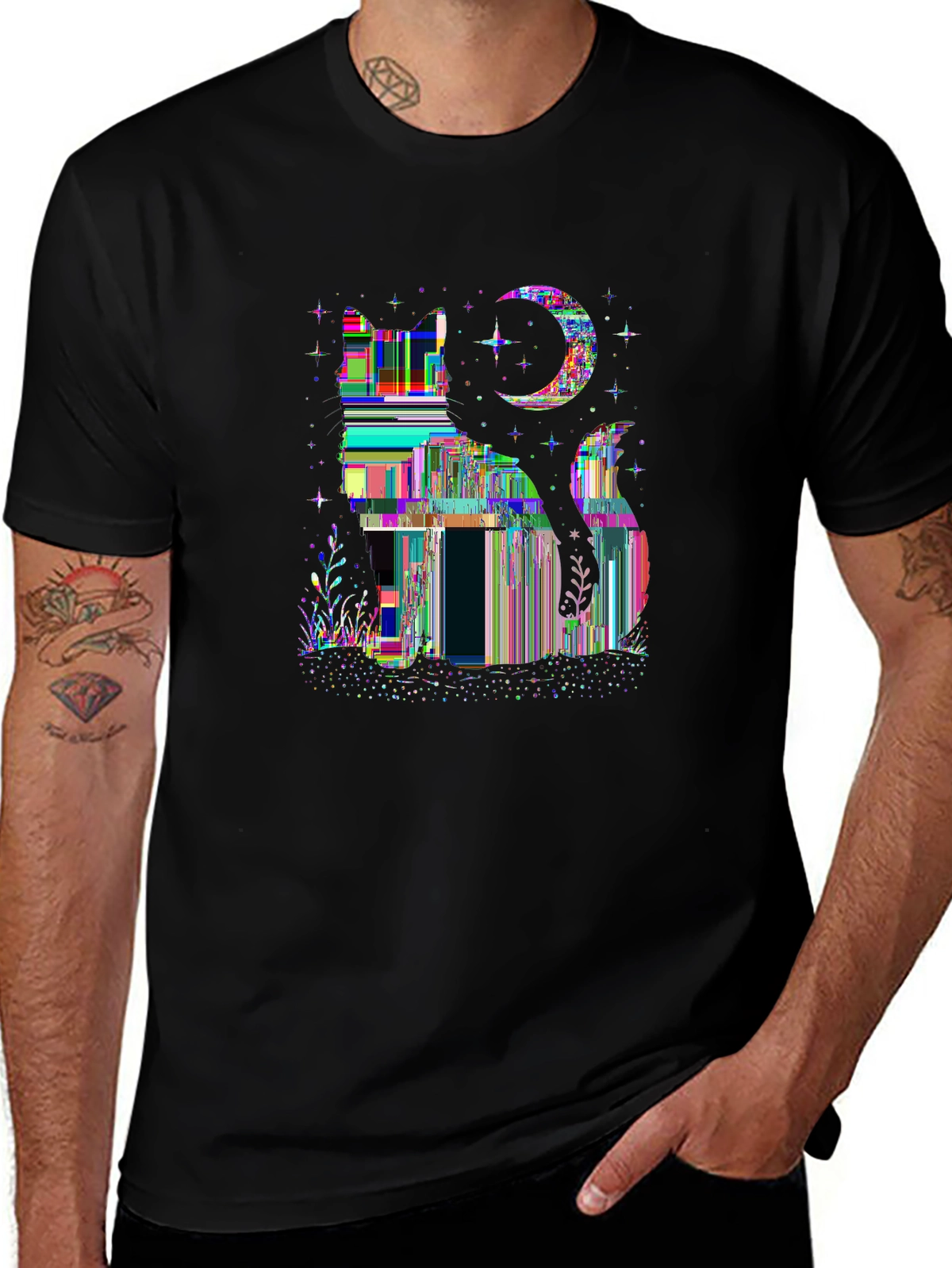 Pet Parent Tee – Black cat silhouette