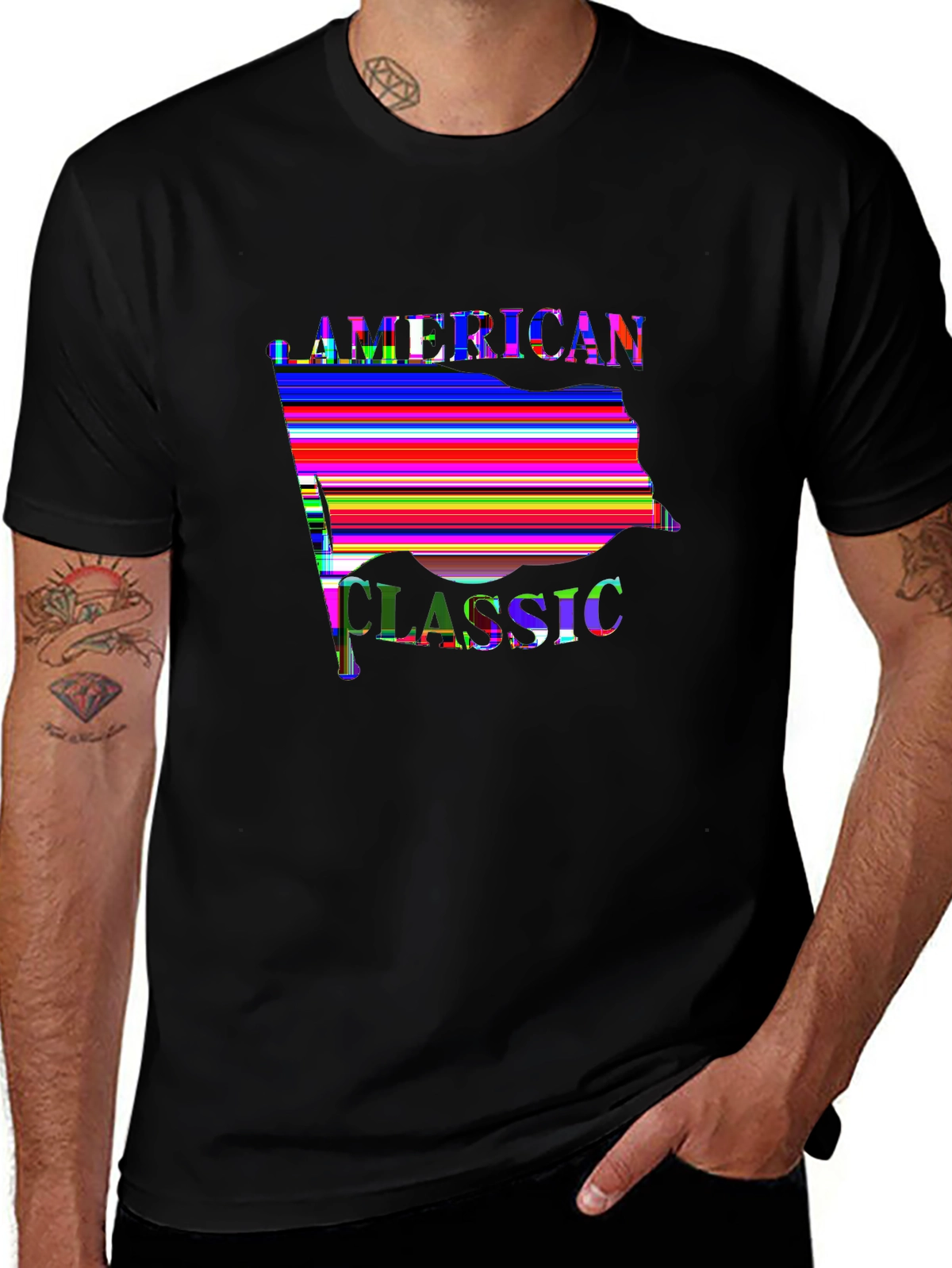 American Pride Tee – Vintage baseball with