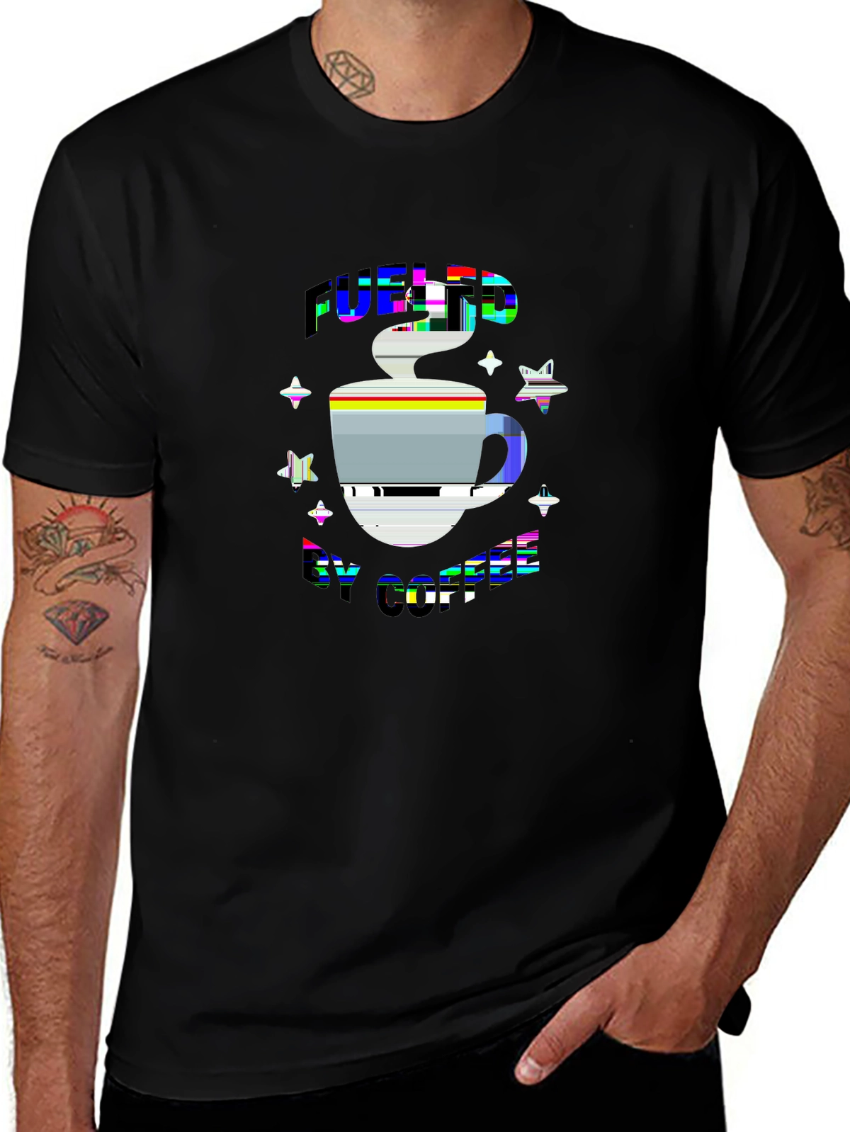 Foodie Vibes Tee – Coffee cup with