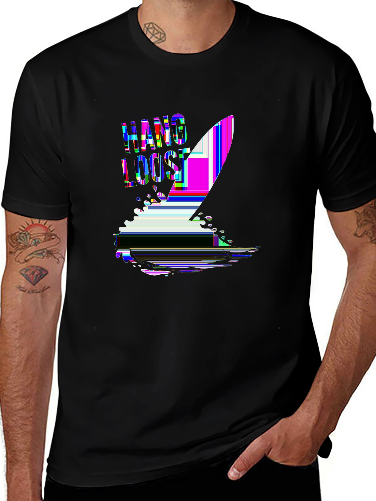 Summer Vibes Tee – Surfboard on waves