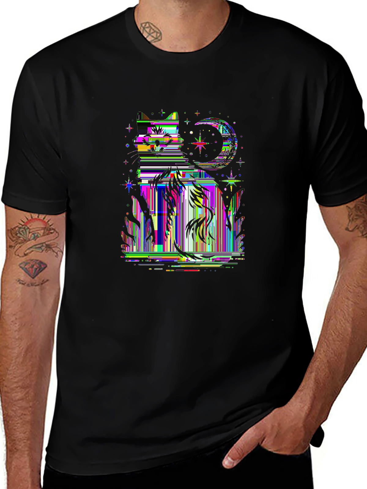 Pet Parent Tee – Black cat silhouette