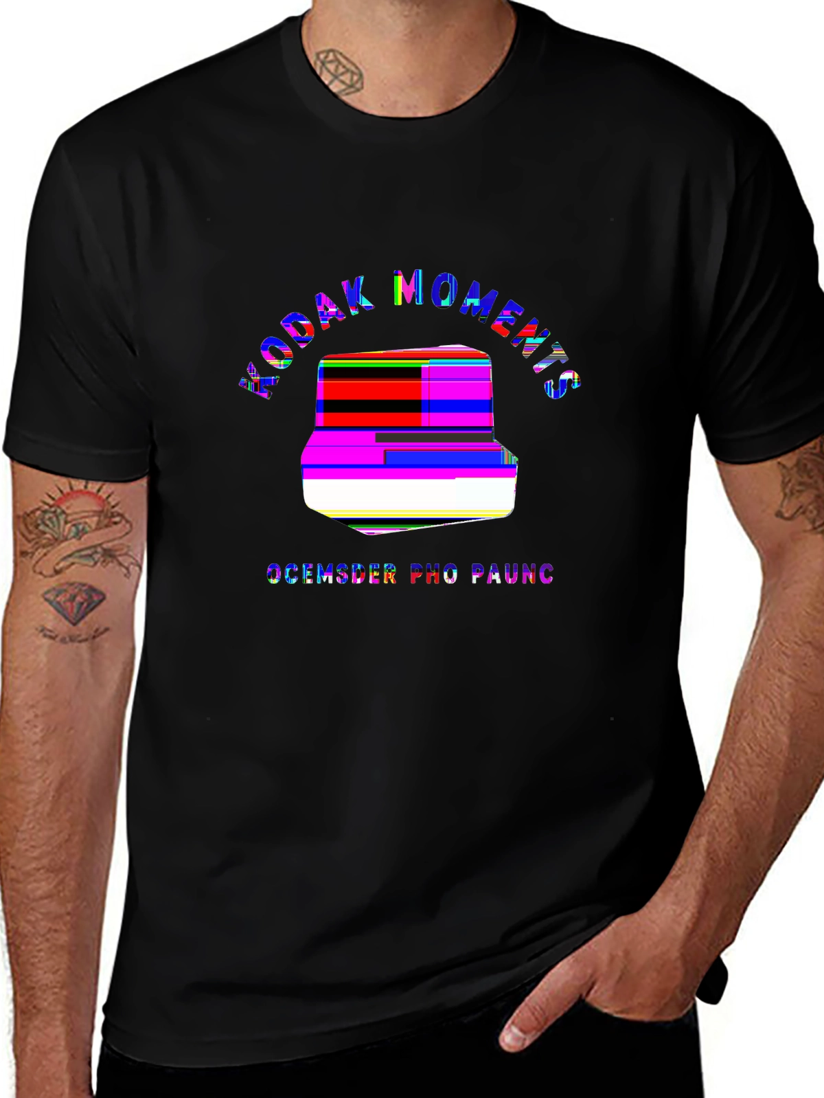 Retro Rewind Tee – Polaroid camera with
