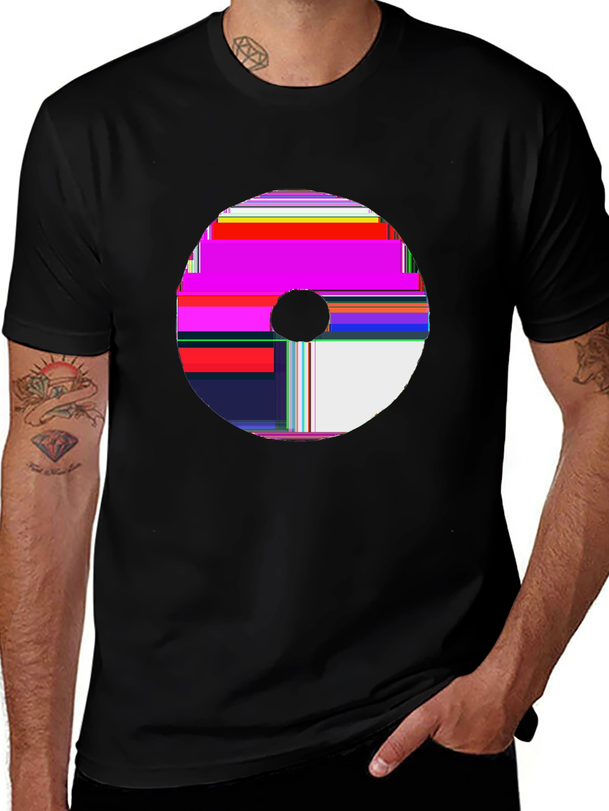 Foodie Vibes Tee – Donut colorful, 'DONUT