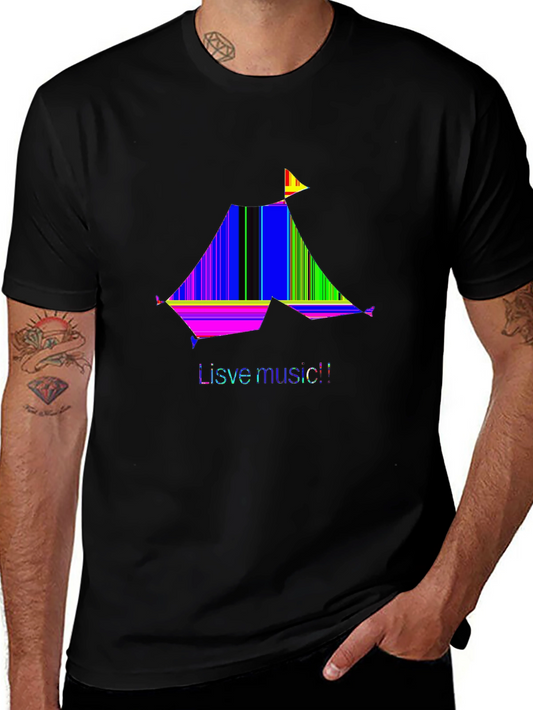 Vibes Music Tee – Music festival tent