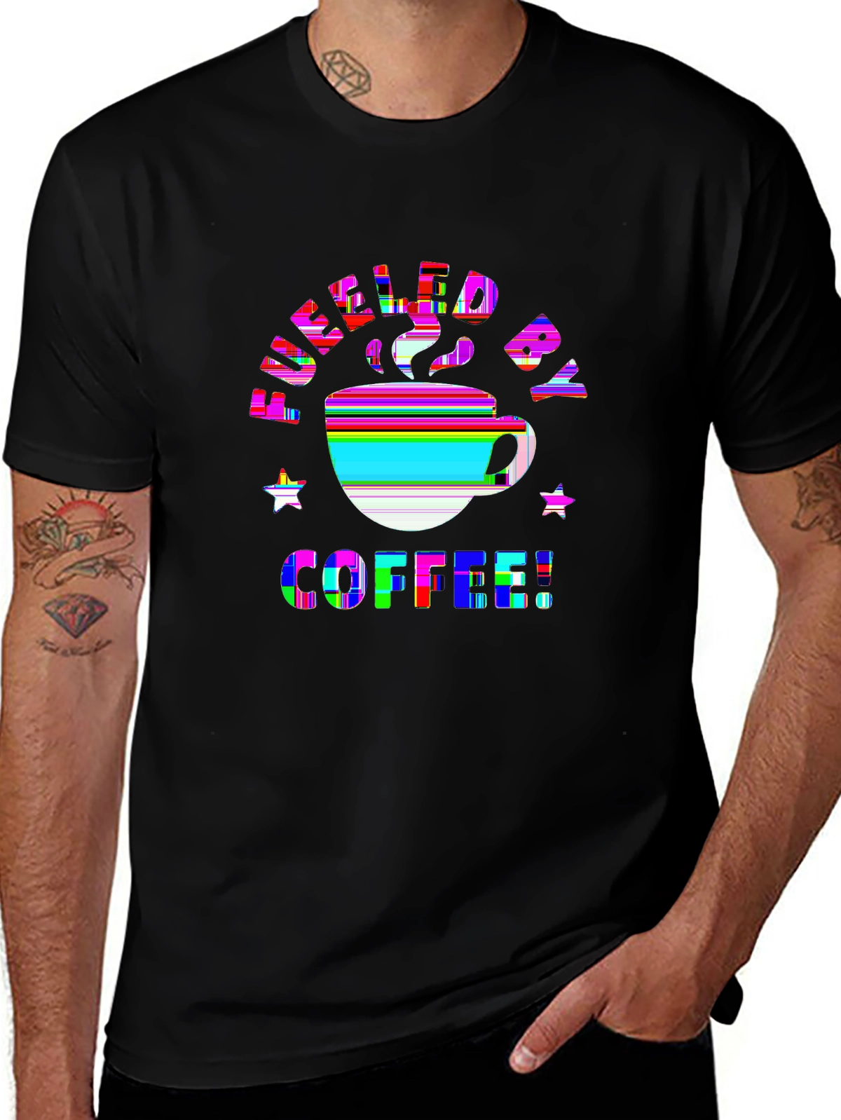 Foodie Vibes Tee – Coffee cup with