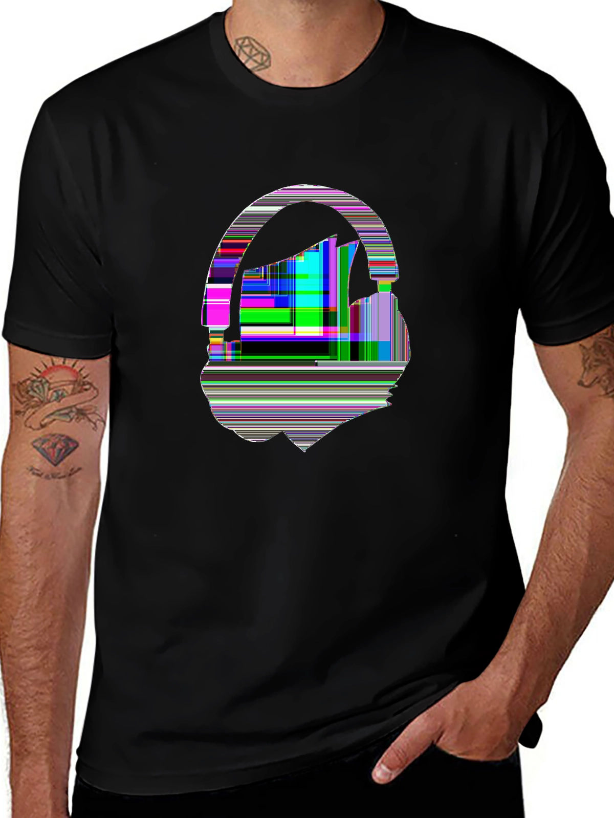 Vibes Music Tee – Headphones and notes