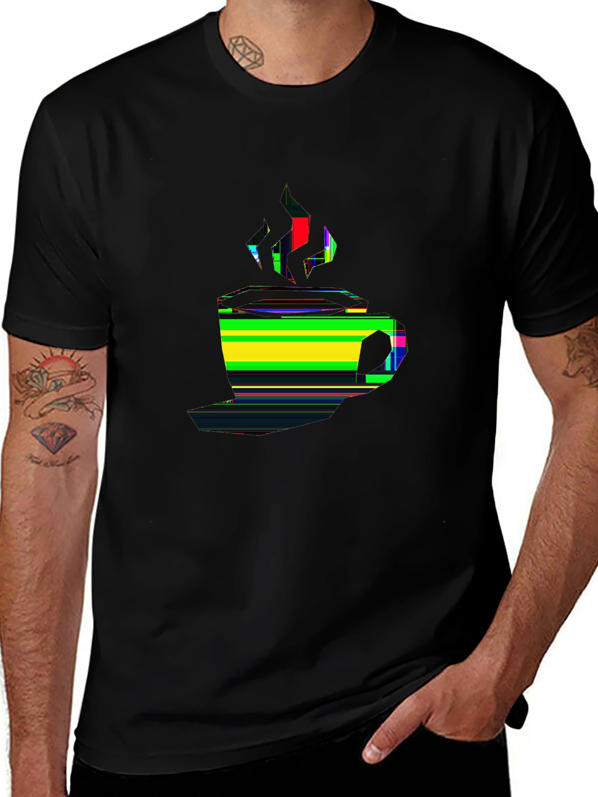 Funny Bone Tee – Coffee cup with