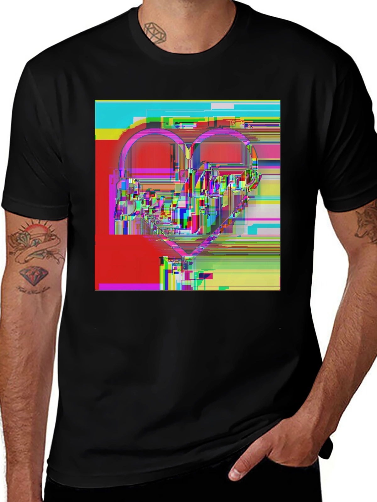 Holiday Spirit Tee – Valentine heart, 'BE
