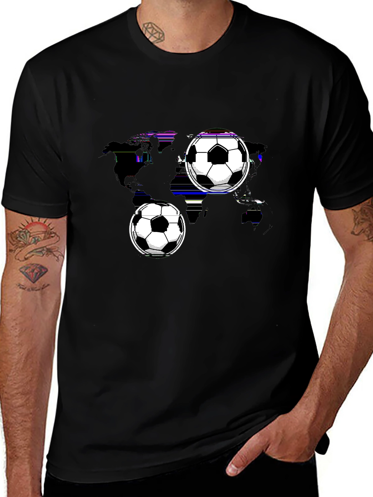 Soccer Fever Tee – World map with